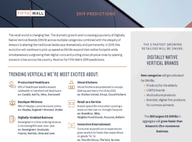 Fifth Wall Retail Predictions